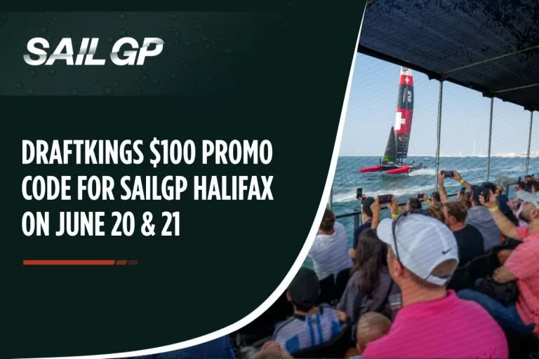 DraftKings $100 Promo Code for SailGP Halifax on June 20 & 21