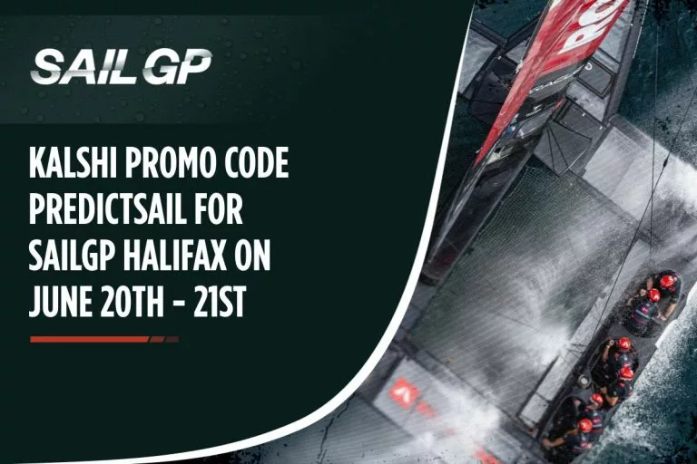 Kalshi Promo Code PREDICTSAIL for SailGP Halifax on June 20th - 21st