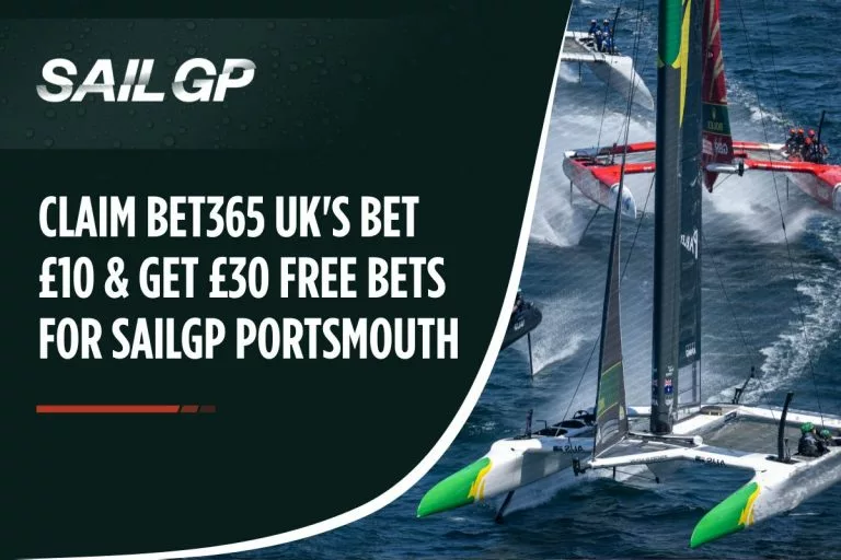 Claim bet365 UK's Bet Â£10 & Get Â£30 Free Bets for SailGP Portsmouth