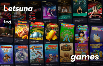 Betsauna Games Selection