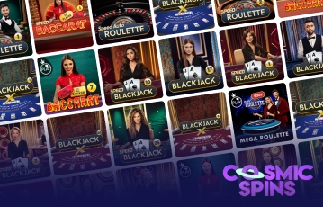 cosmic spins casino games live uk